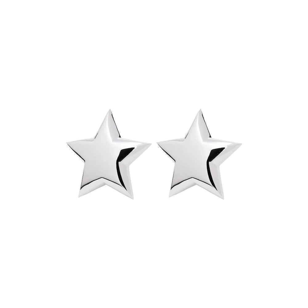 Twinkle Star Silver Earrings