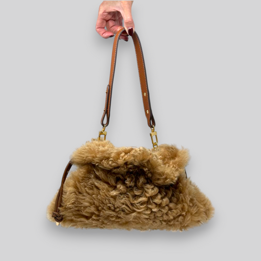 Nouki Shearling Shoulder Bag - NEW GEN