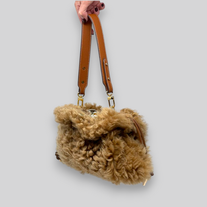 Nouki Shearling Shoulder Bag - NEW GEN